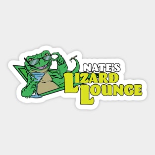 Nate's Lizard Lounge ("The Rehearsal") Sticker